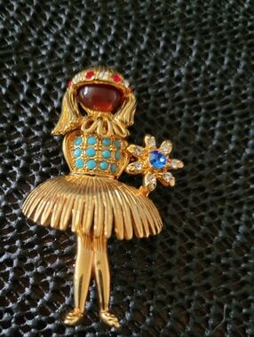 Ballerina Girl Brooch